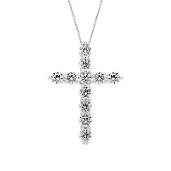 Серебряная подвеска с фианитами