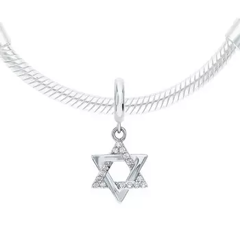 Серебряная подвеска с фианитами