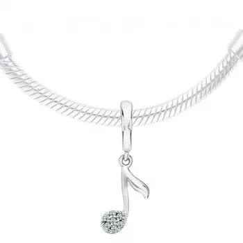 Серебряная подвеска с фианитами