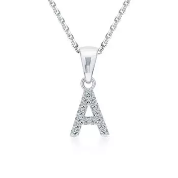 Серебряная подвеска с фианитами