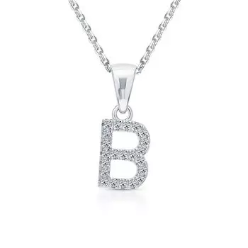 Серебряная подвеска с фианитами