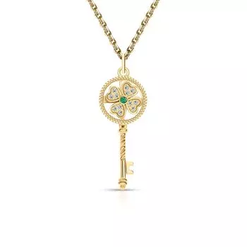 Серебряная подвеска с фианитами