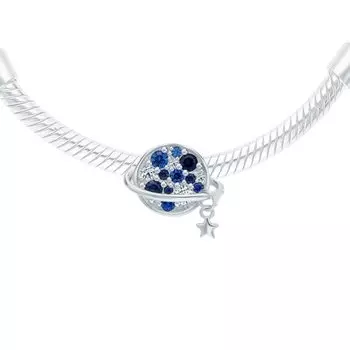 Серебряная подвеска с фианитами