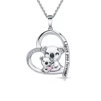 Серебряная подвеска с фианитами