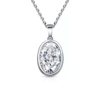 Серебряная подвеска с фианитами