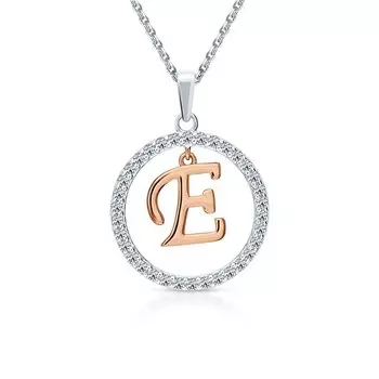 Серебряная подвеска с фианитами