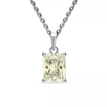 Серебряная подвеска с фианитами