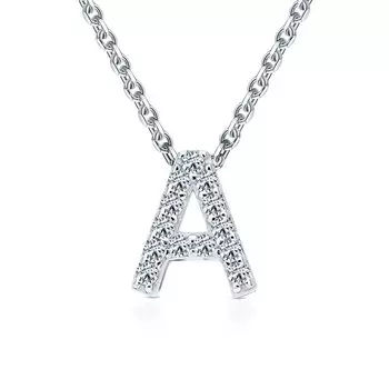 Серебряная подвеска с фианитами