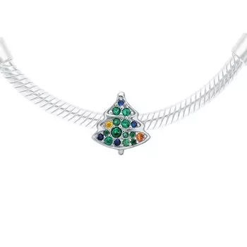 Серебряная подвеска с фианитами