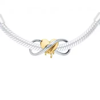 Серебряная подвеска с фианитами