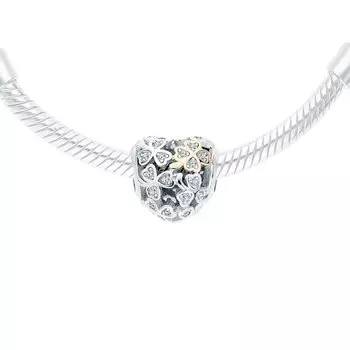 Серебряная подвеска с фианитами