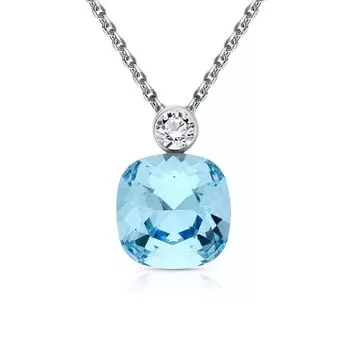 Серебряная подвеска с фианитами