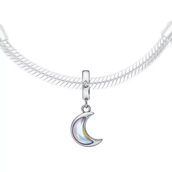 Серебряная подвеска с фианитом и алпанитом