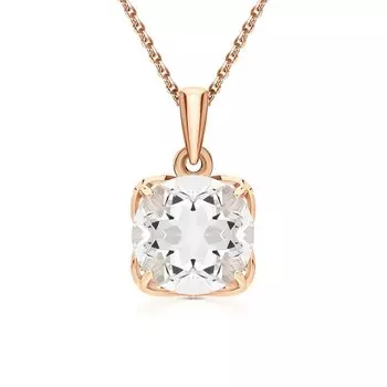 Серебряная подвеска с горным хрусталем