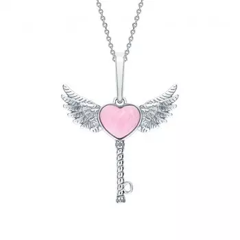 Серебряная подвеска с кварцем