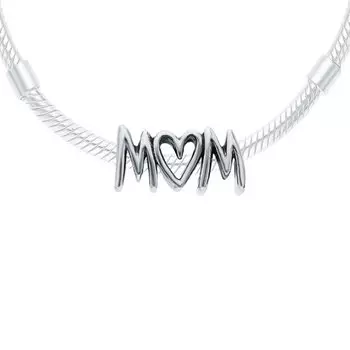 Серебряная подвеска - шарм