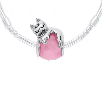 Серебряная подвеска - шарм с алпанитом