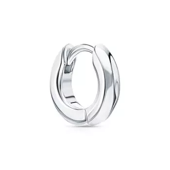 Серебряная серьга