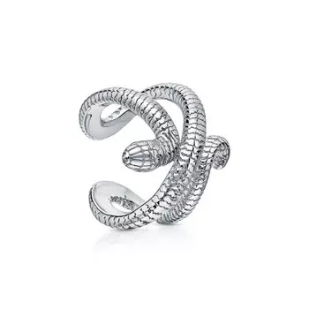 Серебряная серьга