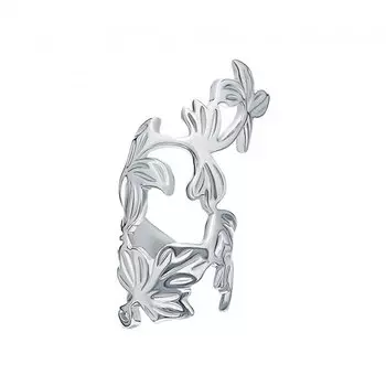 Серебряная серьга