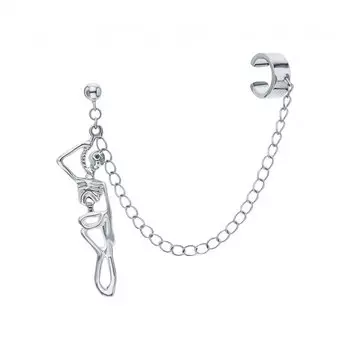 Серебряная серьга