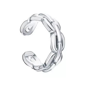 Серебряная серьга