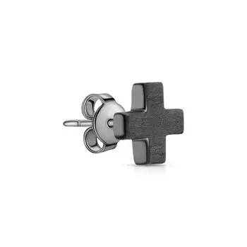 Серебряная серьга