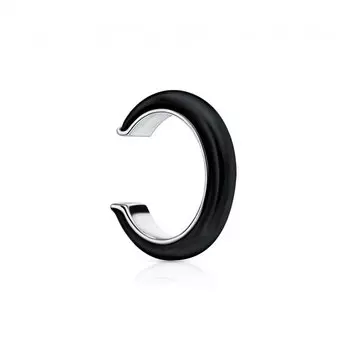 Серебряная серьга с эмалью