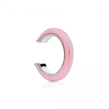 Серебряная серьга с эмалью