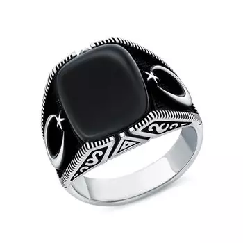 Серебряное кольцо "Мусульманское"