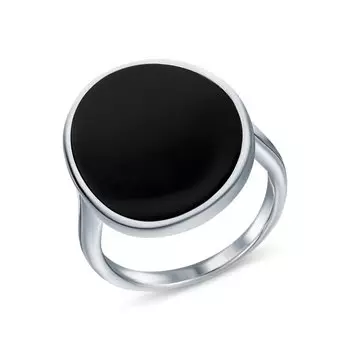 Серебряное кольцо с агатами природными