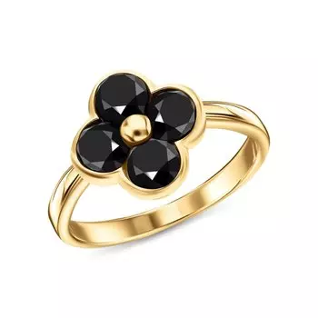 Серебряное кольцо с агатами природными