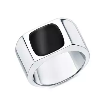 Серебряное кольцо с агатами природными