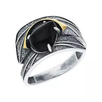 Серебряное кольцо с агатом