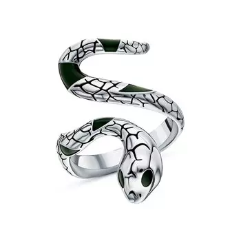 Серебряное кольцо с эмалью