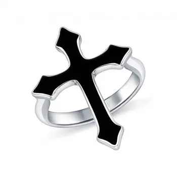 Серебряное кольцо с эмалью