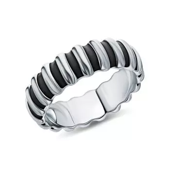 Серебряное кольцо с эмалью