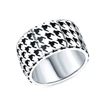 Серебряное кольцо с эмалью