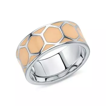 Серебряное кольцо с эмалью