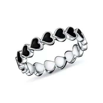 Серебряное кольцо с эмалью