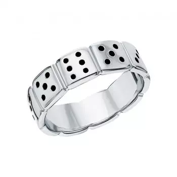 Серебряное кольцо с эмалью