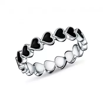 Серебряное кольцо с эмалью