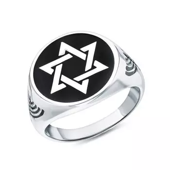 Серебряное кольцо с эмалью