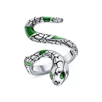 Серебряное кольцо с эмалью