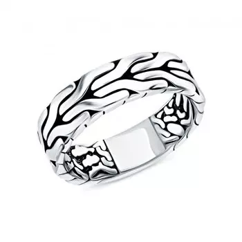 Серебряное кольцо с эмалью