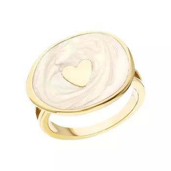 Серебряное кольцо с эмалью