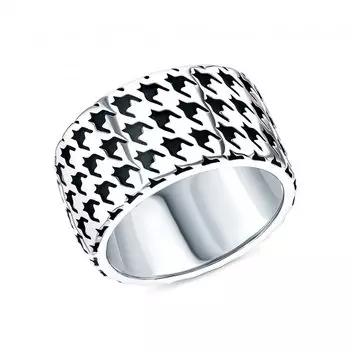 Серебряное кольцо с эмалью