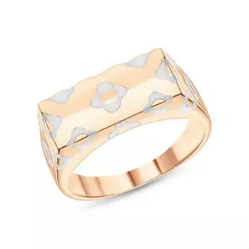 Серебряное кольцо с эмалью