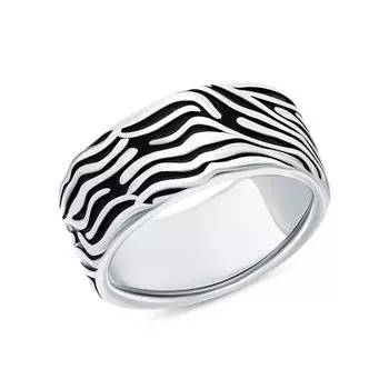 Серебряное кольцо с эмалью