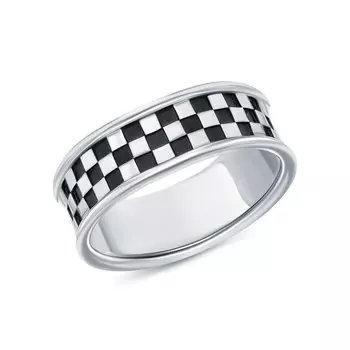 Серебряное кольцо с эмалью